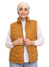 Camel Velvet Vest - Design 4 - Khotwh